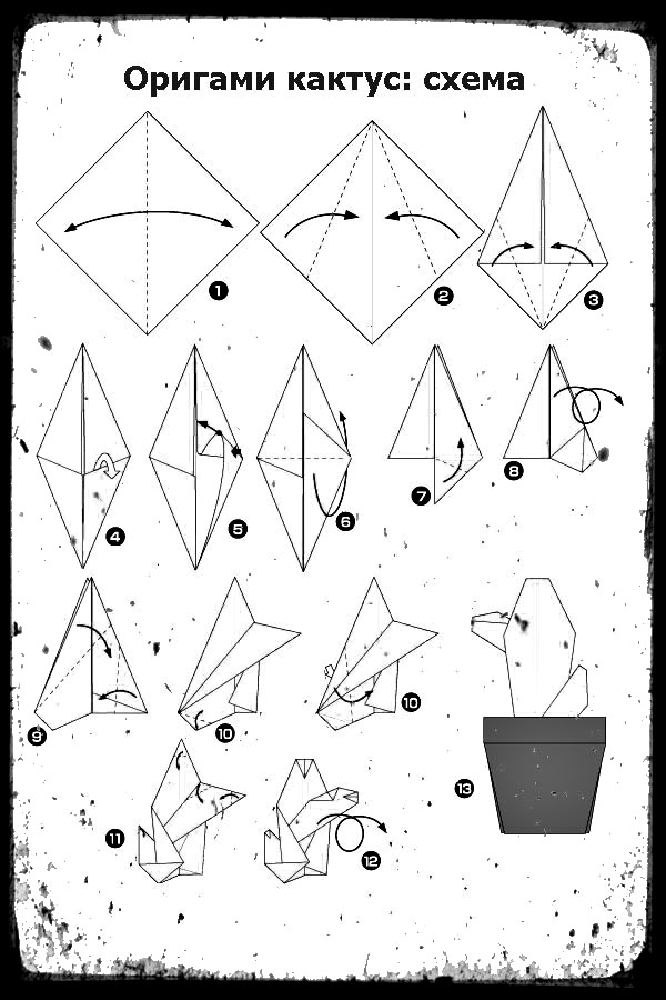 Оригами простая схема: Как сделать простую и эффектную поделку оригами
