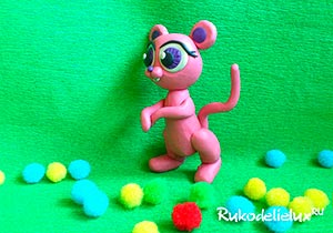 Розовая мышь