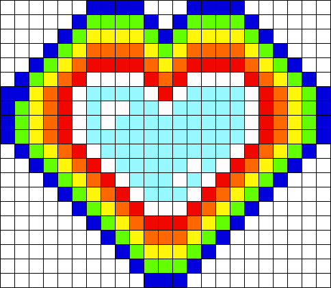 Рисунок по клеточкам сердечко: Узнаем как правильно нарисовать сердечко по клеточкам: три способа