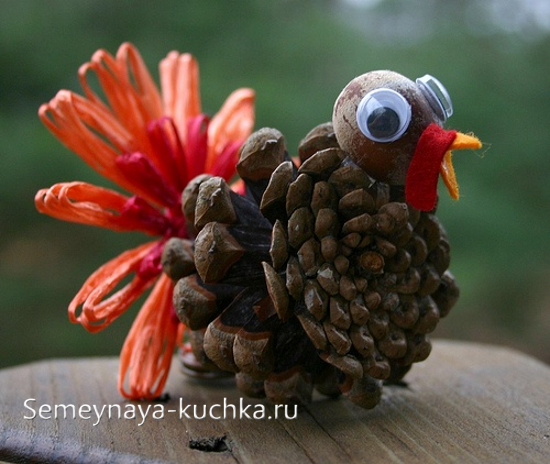 Поделки из шишек своими руками - Птички