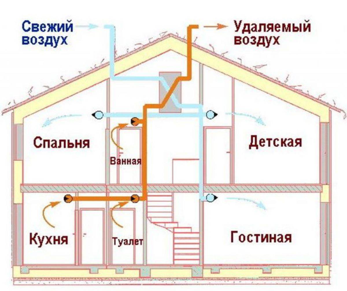 Вытяжка в своем доме: на кухне, в санузеле (ванной и туалете), в подвале, в канализации, в газовой котельной и через стену – технические требования и правила монтажа