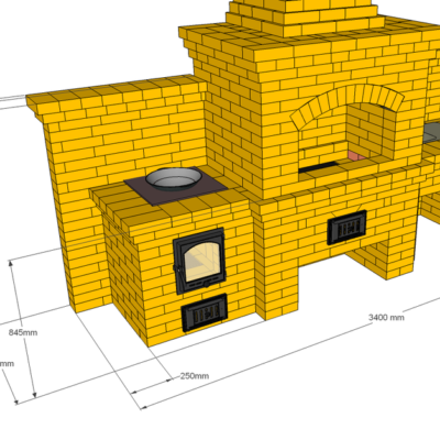 Барбекю печи своими руками: проекты, чертежи, фото печки, как построить камин с грилем и мангалом на улице, схемы