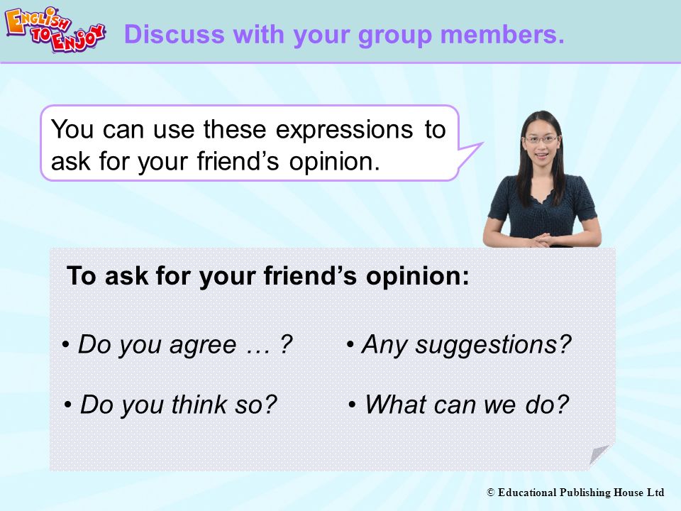 Discuss with your group members.
