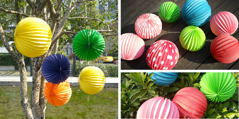 Китайские шары из бумаги своими руками: шарики своими руками для украшения. Как сделать пошагово большие и маленькие бумажные шары-соты?