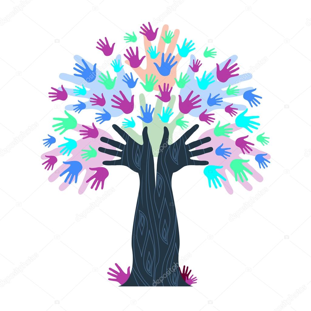 Из рук дерево: ᐈ Дерево из рук векторные картинки, иллюстрации дерево из руки