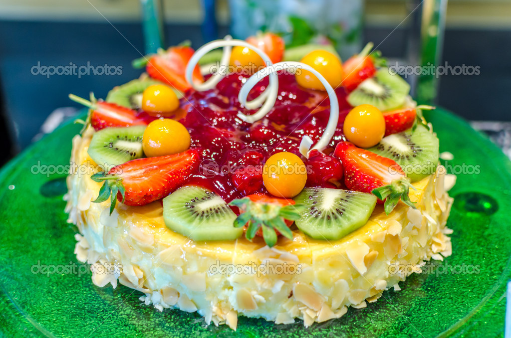 Украшение торта из фруктов: Фруктовые украшения для тортов – Еда – Домашний
