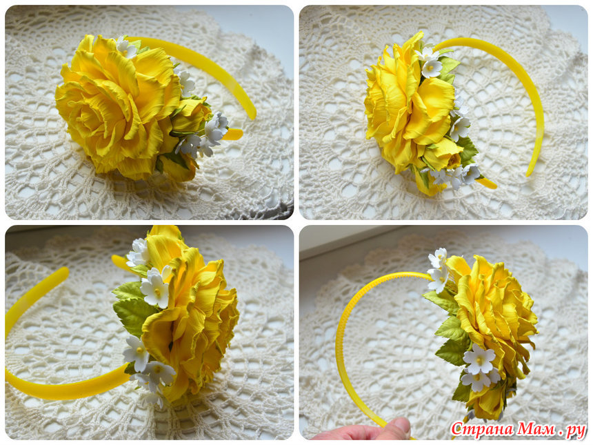 Цветы желтые из фоамирана: Цветы из фоамирана: одуванчик – Уроки Рукоделия