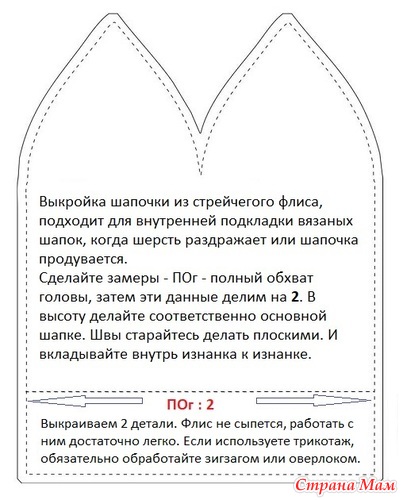 Шапка чулок из трикотажа своими руками: сшить трикотажную шапку, сшить шапку чулок, выкройка шапки, оттобре, мастер класс сшить шапку из рибаны