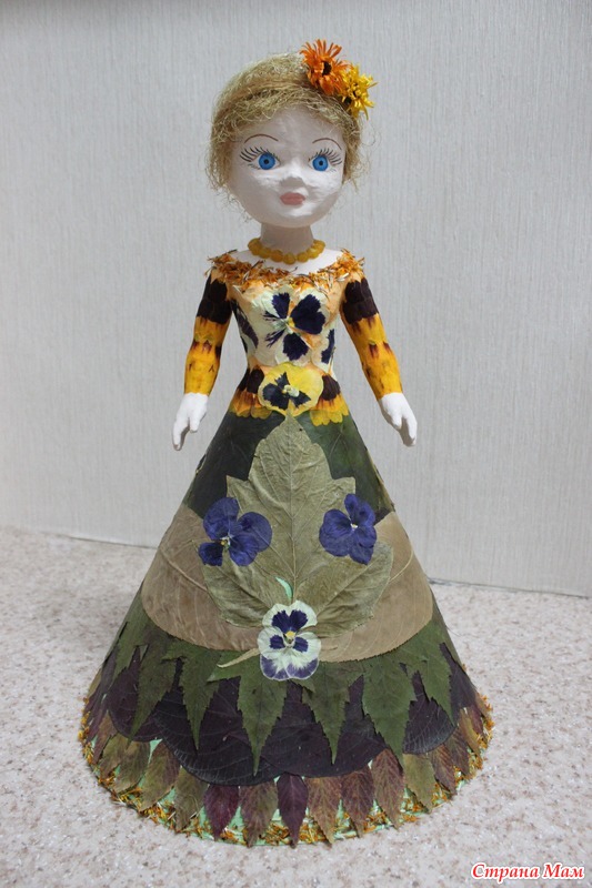 Поделки королева осени: Поделка "Королева осени" из куклы: варианты, идеи
