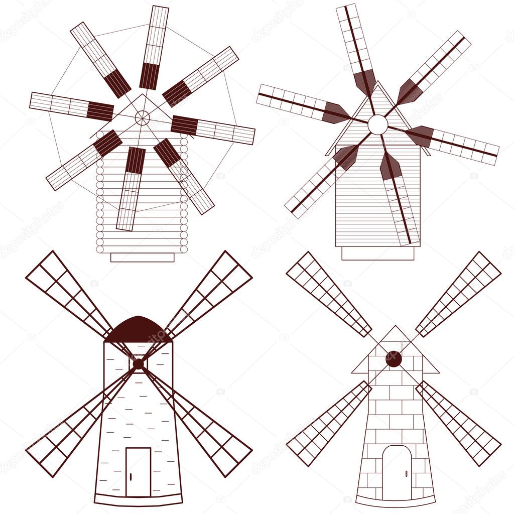 Мельница из дерева своими руками чертежи: Декоративная садовая ветряная мельница своими руками