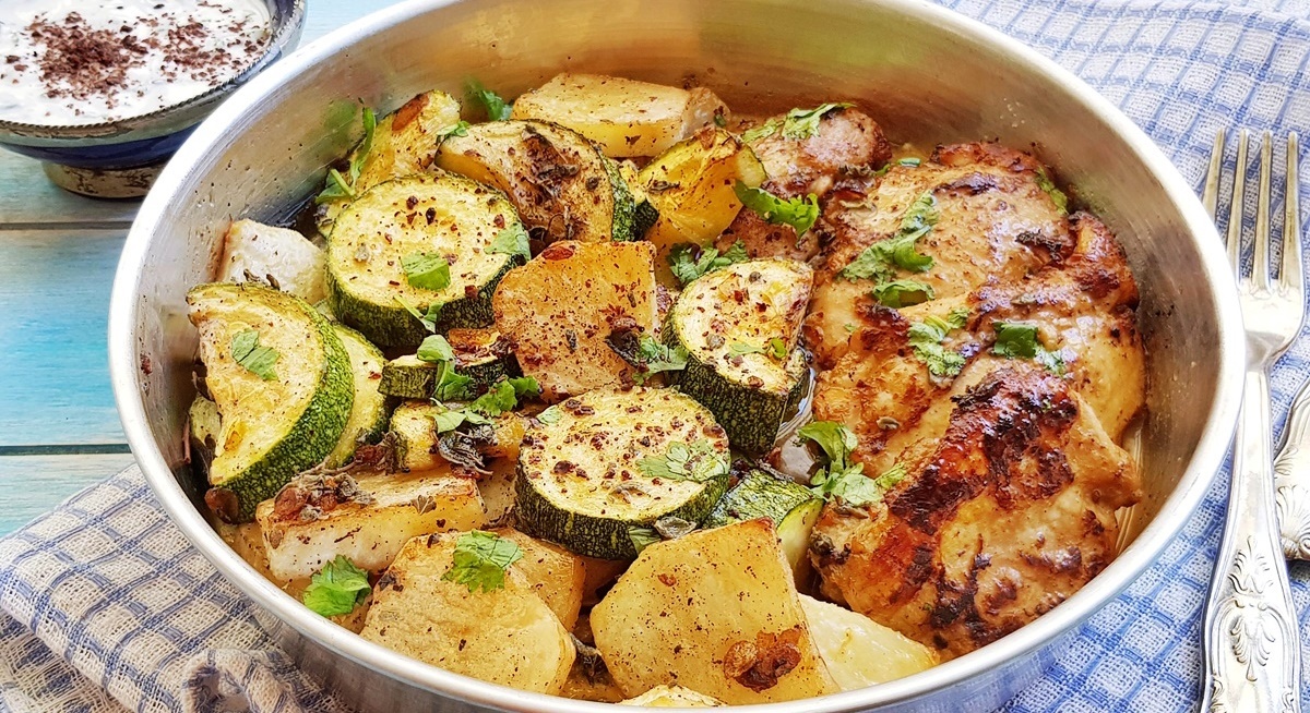 Что приготовить из картошки мяса кабачков и: Кабачки с картошкой и мясом в духовке пошаговый рецепт быстро и просто