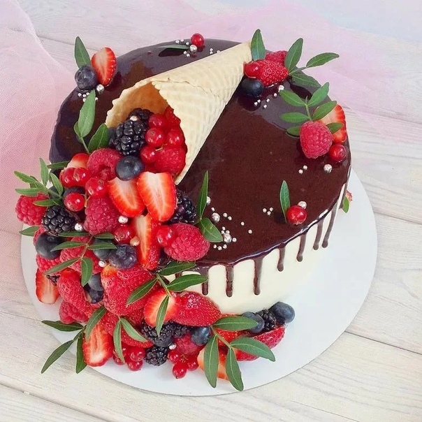 Украшение торта из фруктов: Фруктовые украшения для тортов – Еда – Домашний