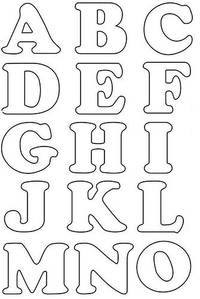 Буквы из фетра выкройки: Выкройки для плаката "Алфавит" из жесткого фетра – купить на Ярмарке Мастеров – 573U5RU