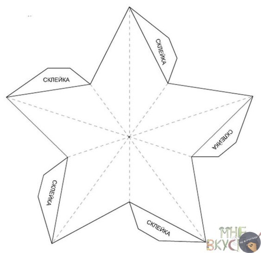 Звездочка объемная из бумаги маленькая: Маленькие звёздочки из бумажных полосок + МК