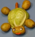 Поделки с овощей в детский сад: Поделки из овощей и фруктов