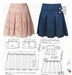 Выкройка юбки для девочки в складку 7 лет: выкройка, 6 вариантов моделирования, видео мк