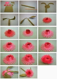 Як зробити з паперу квіти: Квіти з паперу – Саморобки з паперу