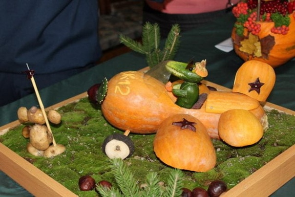 Сделать поделку из овощей осенняя: Осенние поделки из овощей и фруктов своими руками