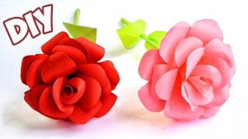 Поделки из бумаги своими руками роза: Как сделать розу из бумаги своими руками
