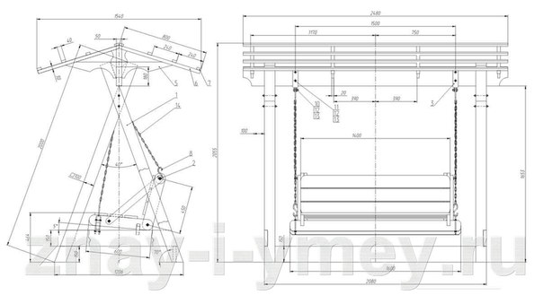 Качели своими руками из бруса чертежи и размеры схемы и проекты эскизы: Садовые качели для дачи своими руками