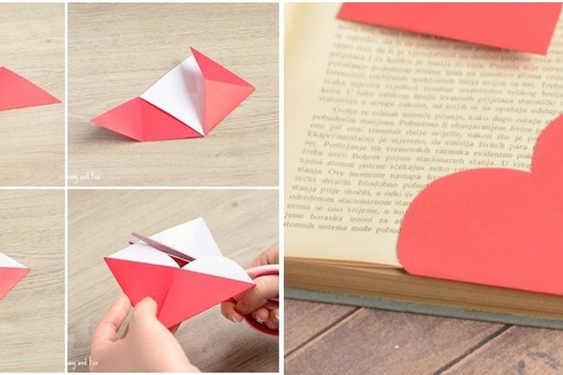 Оригами закладка для книги: Закладка для книг оригами: мастер-класс
