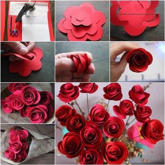 Как сделать большую розу из бумаги: Как сделать большую бумажную розу