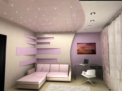 Потолки из гипсокартона с подсветкой фото для зала: Потолки из гипсокартона (80 фото) – Дизайн потолков для разных комнат