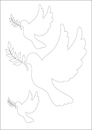 Шаблоны голубей для вырезания из бумаги распечатать формат а4: Шаблоны и трафарет голубя для вырезания из бумаги: скачать и распечатать А4