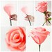 Как сделать большую розу из бумаги своими руками поэтапно фото: Розы из гофрированной бумаги: как сделать большие цветы