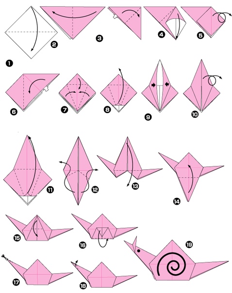 Все оригами из бумаги: Подарок оригами
