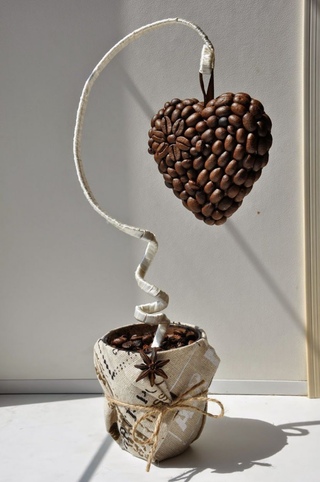 Из зерен поделки: Создаем ароматные поделки из кофейных зерен своими руками