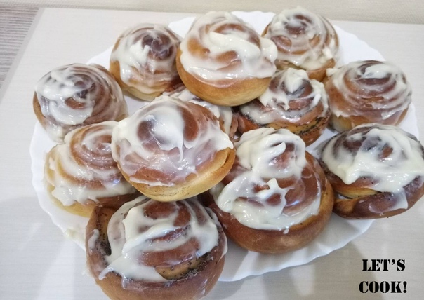 Булочки с корицей с сливочным кремом: Булочки Синнабон (CINNABON): рецепт домашний