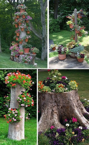Как украсить дерево в саду: 55 увлекательных идей для украшения сада своими руками