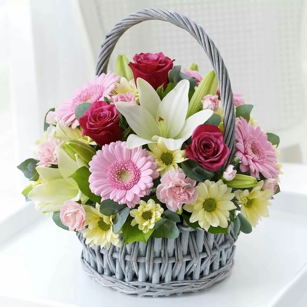 Фото корзинки с цветами: ᐈ Корзинка с цветами фото, рисунки корзина с цветами