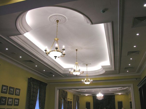 Потолок из гипсокартона красивые: Потолки из гипсокартона (80 фото) – Дизайн потолков для разных комнат