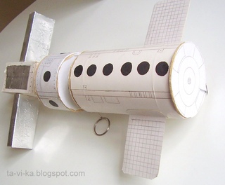 Как сделать спутник из бумаги своими руками: Спутник из бумаги, модели бумажные скачать бесплатно - Космос - Каталог моделей