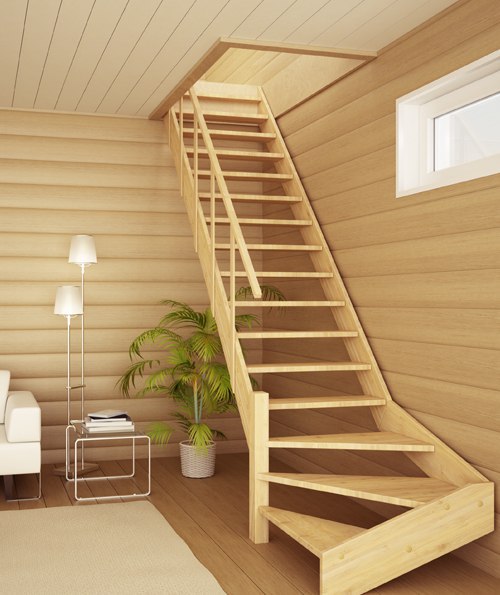 Лестница деревянные своими руками: Деревянная маршевая поворотная лестница с площадкой: инструкция