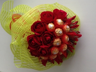 Букет из конфет своими руками розы пошаговое фото: 15 способов сделать букет из конфет своими руками