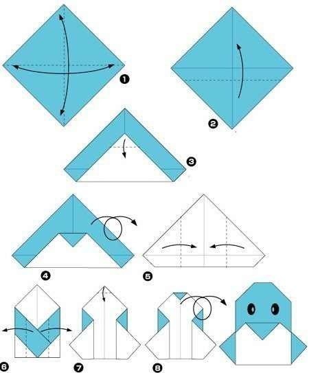 Самое простое оригами для начинающих: Легкие схемы