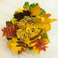 Фото осенних букетов из листьев: Осенний букет из листьев своими руками с фото и видео