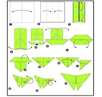 Бабочки схема из бумаги: Бабочки из бумаги своими