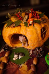 Подделка в сад осень: Поделки из природного материала: что можно сделать из веток, баклажана, капусты на тему Осень
