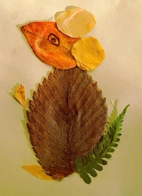 Аппликация из листьев и пластилина: Поделки из сухих листьев | 44 увлекательные фото идеи осенних поделок