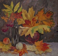 Осенний букет из листьев нарисовать: Как нарисовать осенний букет?