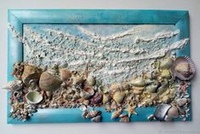 Картины из ракушек морских: Панно из ракушек – купить на Ярмарке Мастеров