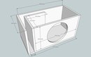 Корпус для сабвуфера своими руками чертежи: чертежи, схемы, фото и видео