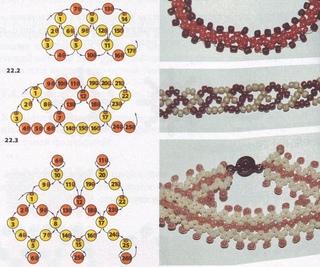 Плетение из бисера для начинающих фото схемы украшений: Бусы, браслеты и кольца из бисера: где купить и как сделать самому