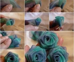 Как сделать цветок из атласной ленты своими руками пошаговое фото: 6 мастер-классов для начинающих (30+ фото)