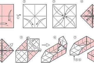 Оригами простая коробочка: Простая коробочка оригами, схема