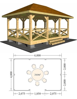 Беседка из дерева своими руками чертежи: Чертежи беседок из дерева с размерами